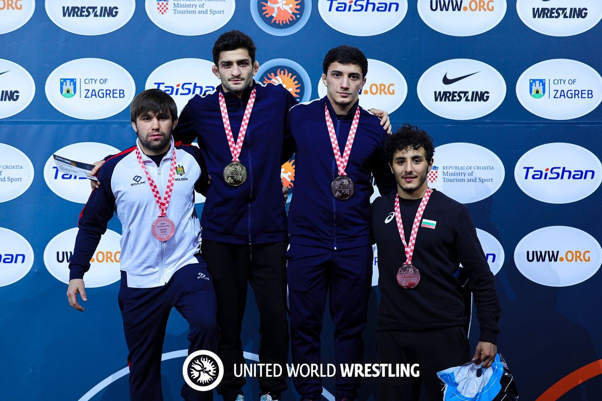 Luptătorul de stil greco-roman Victor Ciobanu a cucerit argintul la Zagreb Open