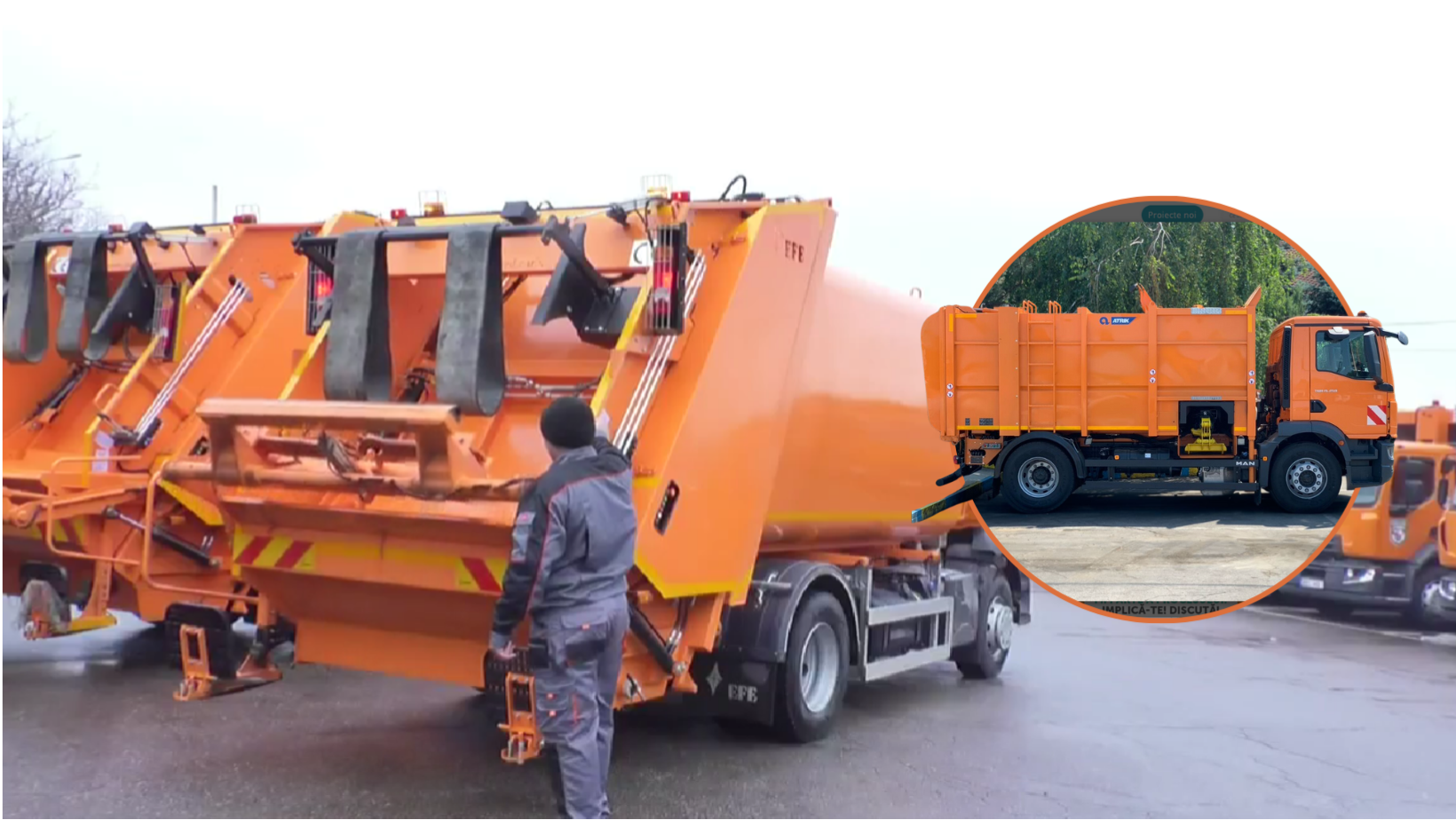 Alte 30 de autospeciale de colectare a deșeurilor au ajuns la Chișinău. Cât a costat lotul