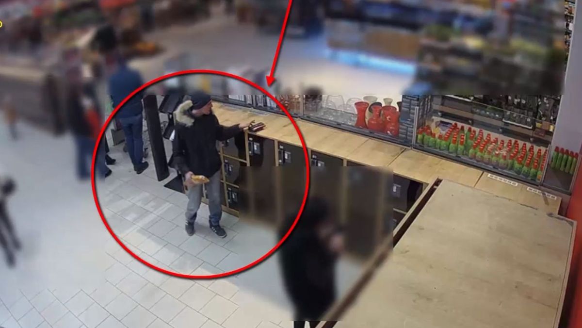 VIDEO/ Anunță Poliția dacă recunoști bărbatul din imagini! Ar fi sustras un portmoneu cu acte și bani