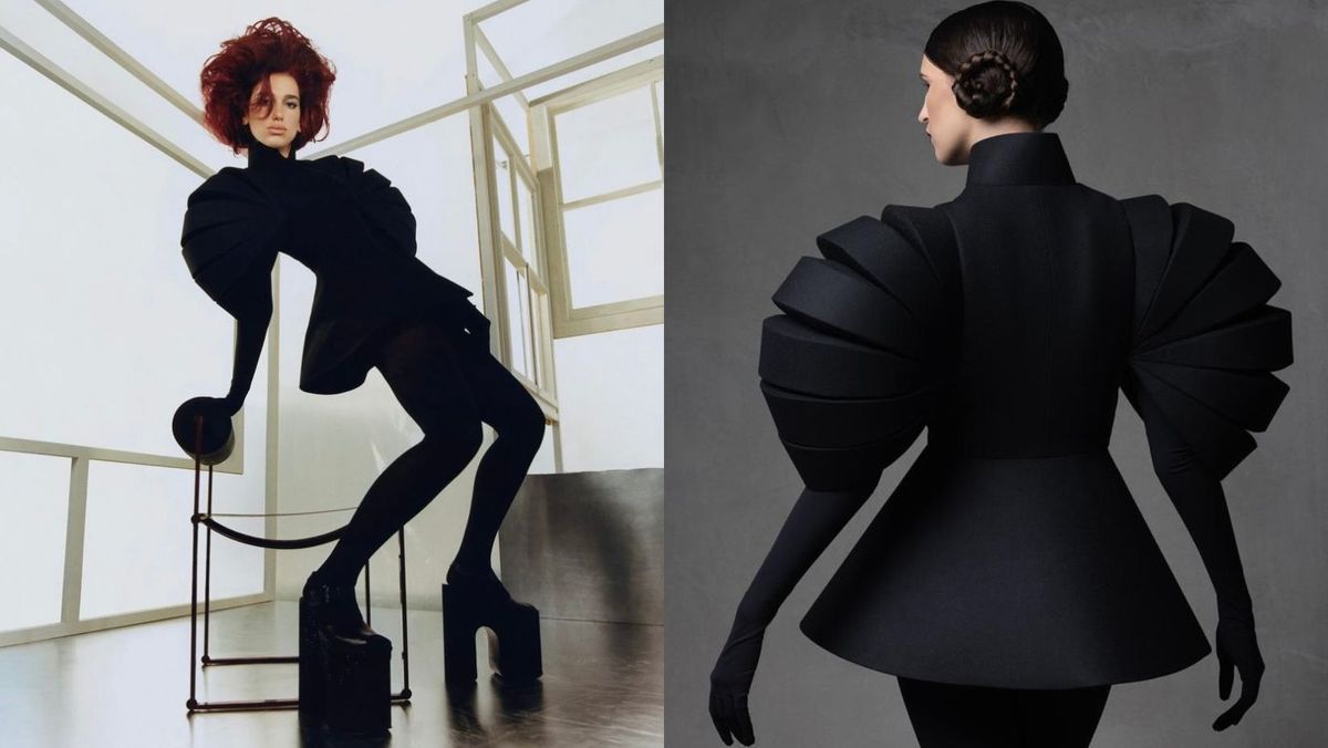 FOTO/ Dua Lipa a purtat haine create de un designer din R. Moldova, într-o sesiune foto pentru ELLE USA