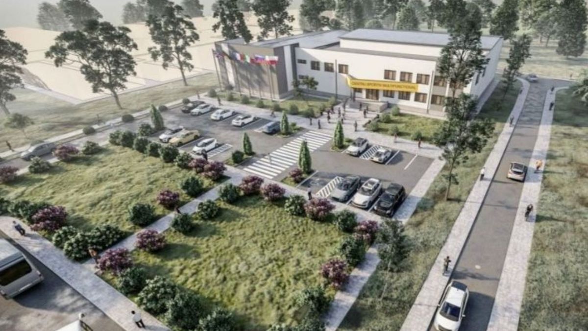 La Edineț încep lucrările de construcție a Complexului sportiv multifuncțional