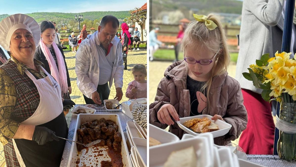 FOTO/ Pe parcursul Postului Mare, la mănăstirea Căpriana au fost oferite circa șase tone de sarmale