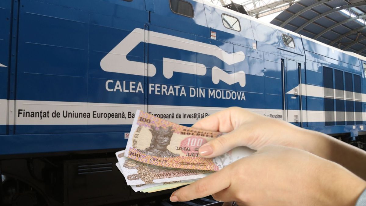 Angajații Căii Ferate nu și-au primit salariile din luna martie. Datoriile se ridică la 70 de milioane de lei