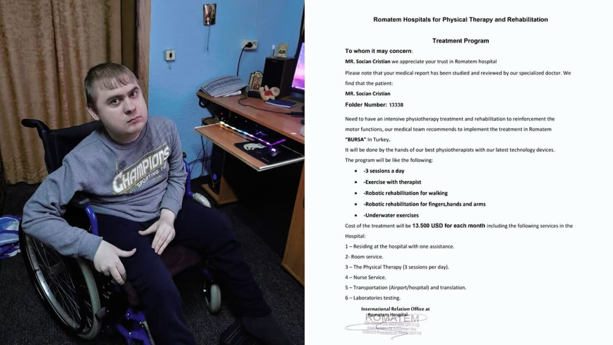 Un tânăr din Edineț, diagnosticat cu o boală genetică rară, are nevoie de ajutorul oamenilor cu inimă mare