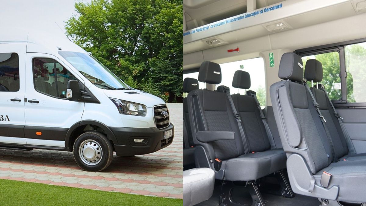 Cea mai mare instituție de învățământ din Căușeni a primit un autobuz. Peste 300 de elevi fac zilnic naveta