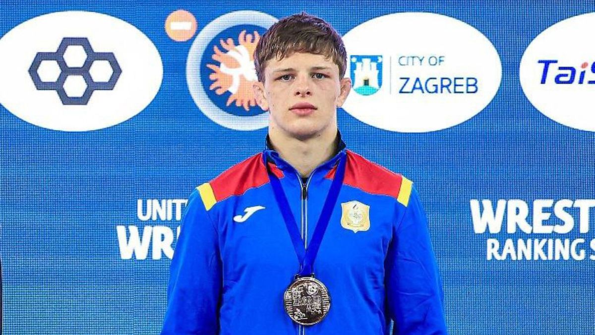 Încă o medalie la turneul Zagreb Open: Luptătorul moldovean Alexandru Solovei a obținut bronzul